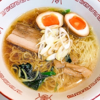 腹へったらこれで☆簡単冷凍味玉ラーメン